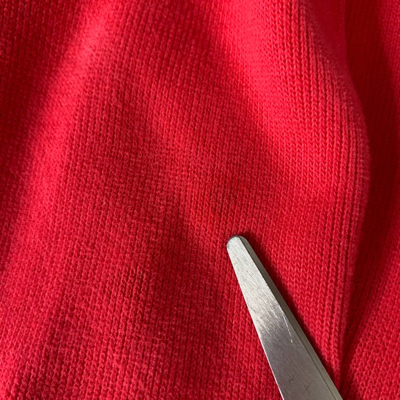 Polo Ralph Lauren Mens‎ Sweater Size Large Red Long Sleeves 1/4 Zip Pullover - Picture 3 of 11